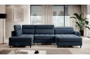 Berrto Sofa med Divan og Sjeselong 5 seters   Blå