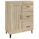 vidaXL Skjenk sonoma eik 69,5x34x90 cm konstruert tre