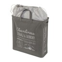 Esbada Laundry skittentøykurv 45L smal Grå Lin