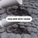 Modern Baderomsmatte   Grå Grå