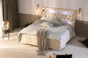 Alessia Komplett Sengpakke med Oppbevaring LED belysning 180x200 cm   Beige