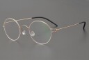 Briller   Tona M fra eo Selection   Gull   Titan   rund   Large