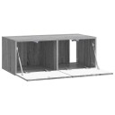  Vegghengt TV skap 59,5 x 31 cm Grå Sonoma Konstruert tre