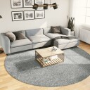 vidaXL Flossteppe med lang luv moderne grønn Ø 280 cm