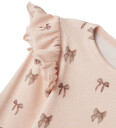 Lil'Atelier Silver Peony Bow Nmfgavo Eko Ls Slim Topp Lil Noos 104