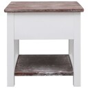 vidaXL Sidebord brun 40x40x40 cm keisertre