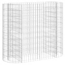 vidaXL Gabion høybed galvanisert jern 120x50x100 cm