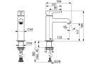 Oras Optima Style 2605FHS Servantbatteri Krom Baderom