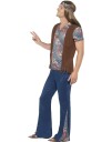 Smiffys Peace Out Hippiekostyme til Mann Strl XL