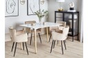 Medvina Spisebord 80x120 cm - Hvit/Lys Brun