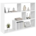 vidaXL Vegghylle Veggmontert Hvit 95 x 20 x 69,5 cm Konstruert tre