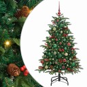  Kunstig juletre grønn 150 cm PVC og Metall og Plast