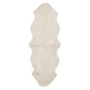 Skinnwille Curly Saueskinn 60x180 cm Beige moonlight