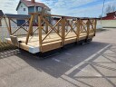 Badeflåte med motorbrønn 2,4 x 5,25m
