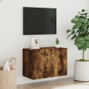 vidaXL Vegghengt TV-benk sonoma eik 60x30x41 cm 8721012255302