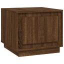 vidaXL Salongbord brun eik 51x50x44 cm konstruert tre