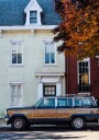 Autumn Streetside Classic Plakat / 100x150