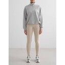 Aim’n Light Grey Melange Comfy Half Zip - XS