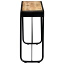 vidaXL Konsollbord 140x35x76 cm grov heltre mango