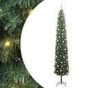  Kunstig juletre med 300 LED grønn 270 cm PVC og stål og plast