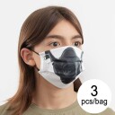 Vaskbar tøymaske - munnbind M (Pakke med 3)