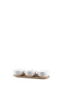 Rosendahl   Grand Cru tapassett 33x12 cm 3 stk hvit