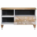  TV benk 80x33,5x46 cm heltre mango