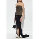Rick Owens Dame Topper Brun S,