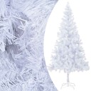 vidaXL Kunstig juletresett med LED og kuler 210 cm 910 grener