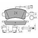 Bremseklosser MEYLE 025 259 8721/PD