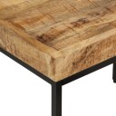  Stablebare salongbord 3 stk grovt heltre mangotre og jern 8721012160897