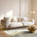Flatvevd teppe   Comino beige/multi Størrelse: 150 x 230 cm