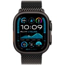 Apple Watch Ultra 2 Titan Milanese Loop M 2024 49mm, Svart Titan