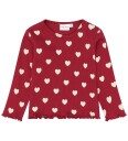 The New Tnstholiday Red Heart Rib Night Set   RIO RED AOP TN   86