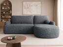 Branrel 3 seters sofa med divan   grå