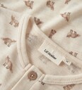 Lil  Atelier Nalu Wo/Mo Long Sleeve Slim Top Beige 98