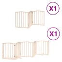 Vidaxl Hundeport Sammenleggbar 9 Paneler 450 cm Poppeltre