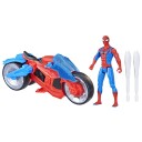 Hasbro Spider-Man Web Blast Sykkel 10 cm med Figur - Eventyr Figurer