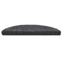 vidaXL Selvklebende trappematter 5 stk mørkegrå 56x17x3 cm nålestempel