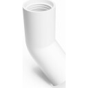 Vinkel 45° 32 mm plast hylse/hylse og gummipakning pluggbar