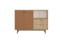 Donae Kommode 120 cm   Eik/Rød