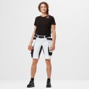 Snickers Workwear 6147 AllroundWork Shorts stretch, dame, hvit/svart Hvit/Svart, Klær