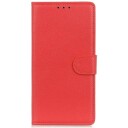 INCOVER Xiaomi 14 Pro PU Litchi Skin Flip Deksel med Lommebok - Rød