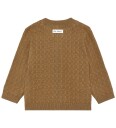 En Fant Knit Cardigan Brown 80