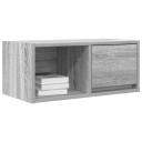 TV benk grå sonoma 60x31x25,5 cm konstruert tre