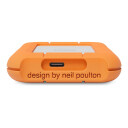LaCie Rugged Mini Ekstern Harddisk 4TB USB 3.2 Oransje