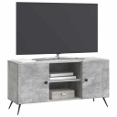  TV skap Betonggrå 102 x 34,5 x 50 cm Konstruert tre