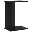 vidaXL Avlastningsbord Svart Eik 35 x 25 x 50 cm Konstruert tre
