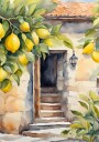Sunny Lemon Entrance Plakat / 30x40