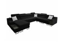 Galbally 5 seters Hjørnesofa   Svart